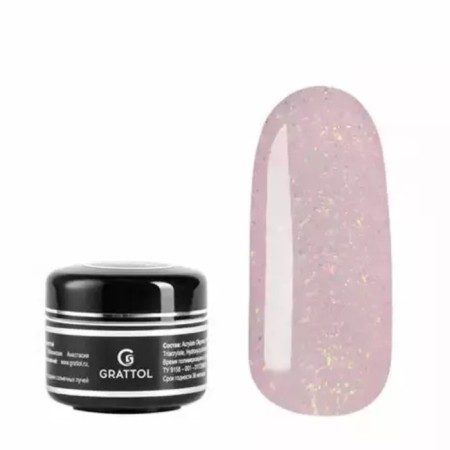 GRATTOL CAMOUFLAGE FARFOR No. 06, 15 ml modeling gel