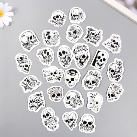 Stickers Stickers for Scrapbooking "Skull" 9-353