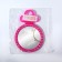 Mirror desktop, mirror surface d = 12 cm, packing 10 pcs, pink color