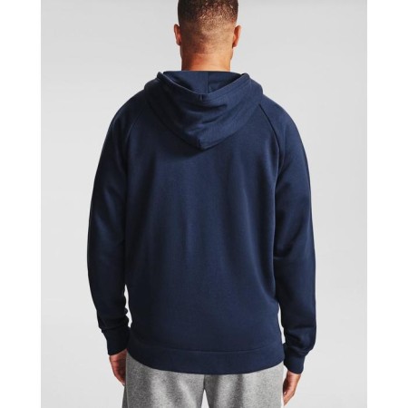 Male sweatshirt, Under Armor Rival Cotton FZ Hoodie, size 44-46 (1357106-410)-1