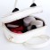 Bag Women's Cross-Bodi with a zipper, white color