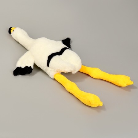 Soft toy "Flamingo", 70 cm, white color-3