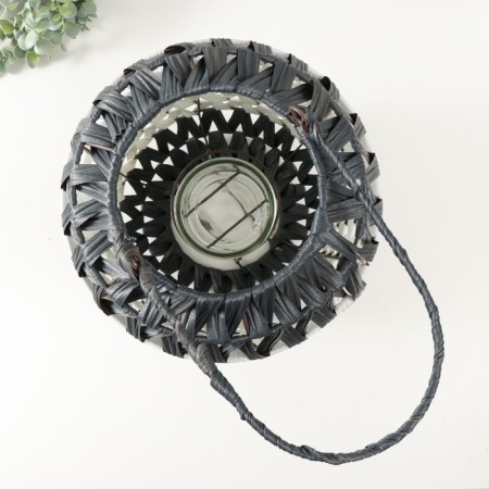 Climber Plastic for 1 candle "zigzag" black and white 14x26x40 cm-2