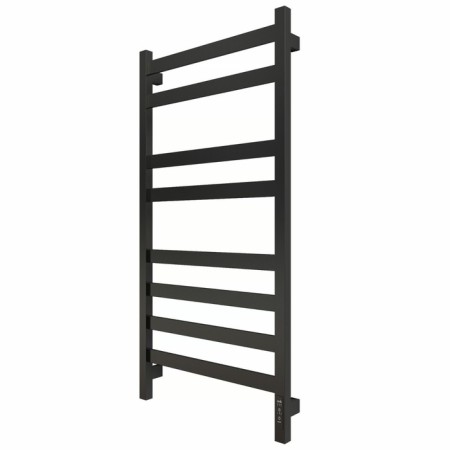 Electric towel Grois Bruno, 400x800 mm, 8 crossbars, lower, black-1