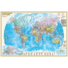 Political map of the world A0. Within new boundaries