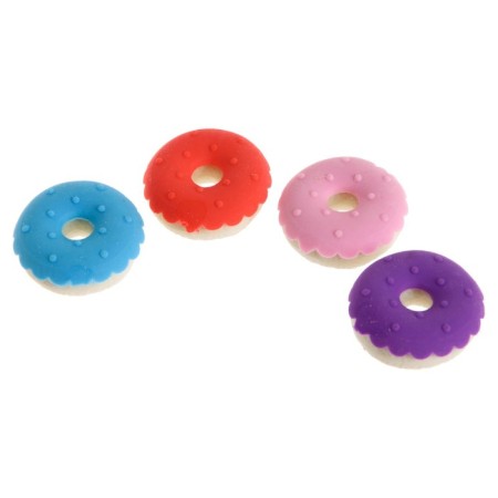 A set of curly erasers "Yummy", 4 pieces, mix-9