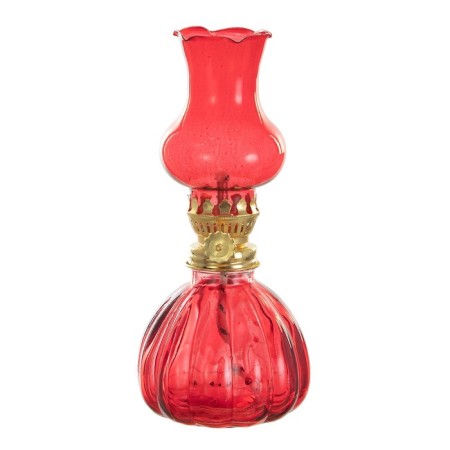 Kerosene lamp decorative "ALLADIN" red 8*8*20 cm Risalux-7