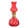 Kerosene lamp decorative "ALLADIN" red 8*8*20 cm Risalux