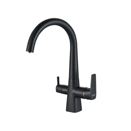 Fashun A4353-7 kitchen mixer, single-leaf, with output for drinking water, black