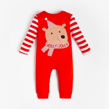 Combineson crumb I "Bear", height 80-86 cm, red