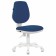 Brabix Fancy MG-201W children's chair, without armrests, white plastic, blue TW-10N