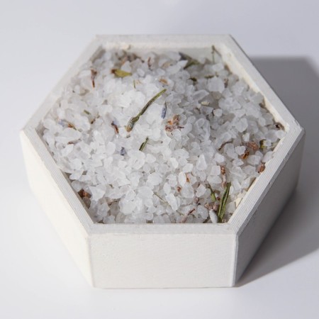 Bath salt "Miraculous Care", 150 g, with lavender petals, Beauty Fox-4