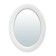 QWERTY mirrors “Naples”, wall -mounted, 3 pcs, d = 26 cm, white color