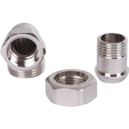 Detacible connection Stout SFT-0059-000012, Corner, American, 1/2 ", Nickelled Brass-3