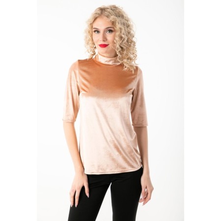 Women's turtleneck, size 50, beige color-12