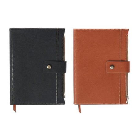 Organizer A5, 120 sheets in a cage, with a knife, with a pocket, PVC cover, mix