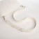 Female bag over the shoulder Textura, medium size, white color