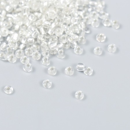 Beads "Zlatka" 08/0, 3 mm, 10 g 0021 Silver