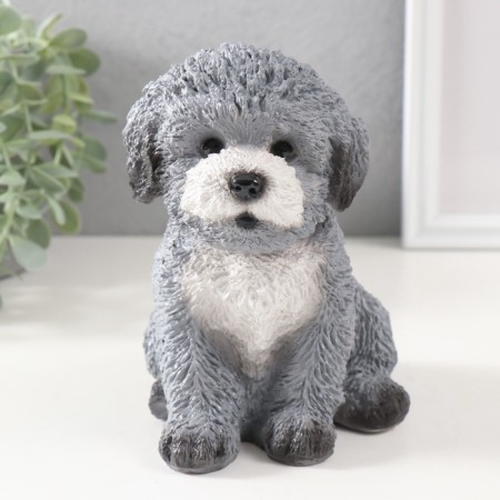 Figure "Puel Poodle" 14.5 x 10 x 14 cm.-1