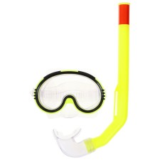 Set for swimming children's onlytop: mask, tube, yellow color