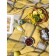 Aberdeen blanket, size 150x200 cm, yellow color