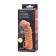 Kokos nozzle is realistic with additional stimulation, TPE, bodily, 15.6 cm, l