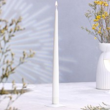 Antique candle, 4x35 cm, white