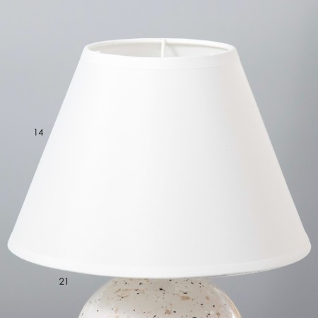E14 40W white 20x 20x20x25 cm desktop lamp E14-3