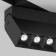 Technical TR077-2-10W4K-B, LED, 10 W, 137x34x140 mm, 553 lm, 4000K, 3030, 3030, black