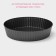 The form for baking the share "Jacqueline. Corrugated circle ”, 24 × 5 cm, removable bottom, anti -stick coating, black color