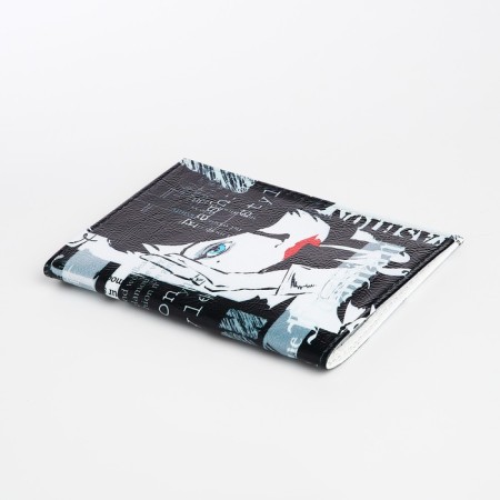Cover for passport, black/white color-2