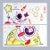 Sticker Plastic Interior color "Cosmonaut on the rocket" 30x60 cm set 2 sheets