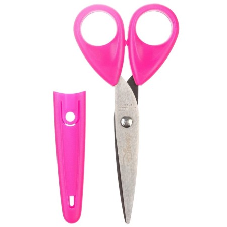 Baby scissors 13 cm, with a protective cap, "unicorn", Minnie Mouse-2