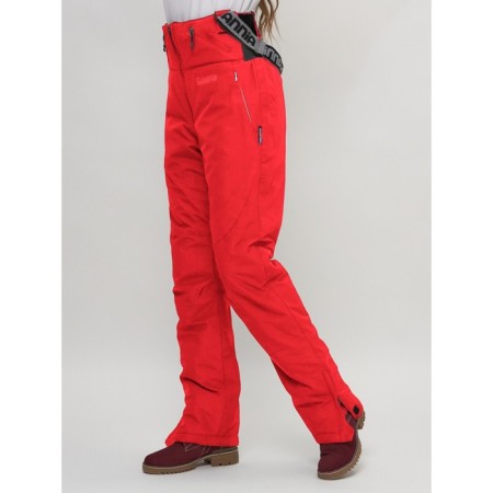 Ski -loving trousers, size 44, red color-5