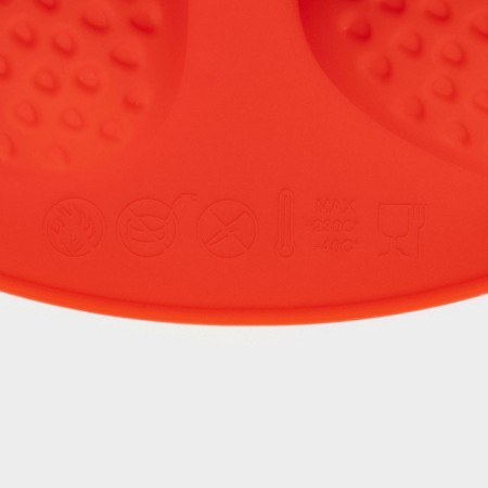 Baking shape of the share "strawberries", silicone, 19 × 11 × 1.5 cm, 6 cells (4 × 3.5 cm), red color-4