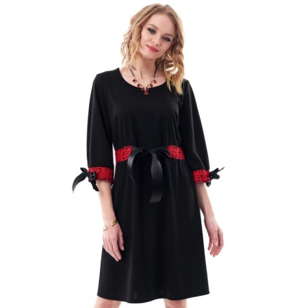 Women's dress, size 42, black color