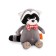Soft toy "Raccoon Danny in a butterfly", 20 cm