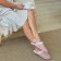 Women's slippers, size 36-37, red