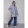 Winter jacket female, size 50, blue color