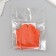 Decor "Gift" red 5 cm set 5 pcs Fetr 1.8 mm