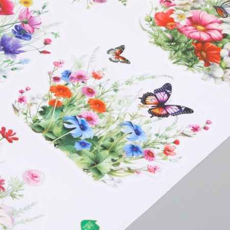 Stick plastic interior color "Flower meadow" 42x57 cm-1