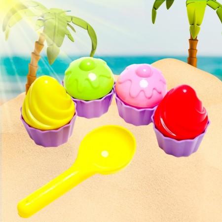 Sanding set of molds "Pies", 9 objects-5