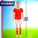 Carrier -model doll "Best football player"