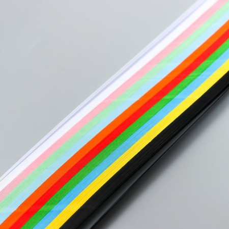 Quilling paper (twisting) 10 colors, 80g, 250l, 5mm x 300mm