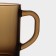 Bronze mug, 250 ml. Glass, brown