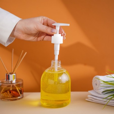 Doster for liquid soap of the share, 500 ml, 8.5 × 17 cm, the color is transparent-4