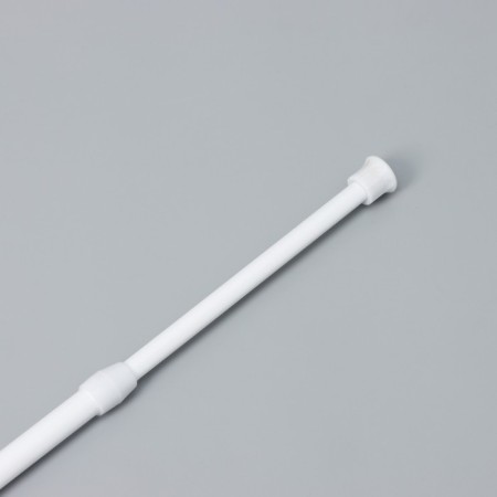 Universal cornice, sliding 30-50 cm, white color-6