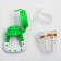 Nibbler "Yvonyanatina" with silicone mesh, green color