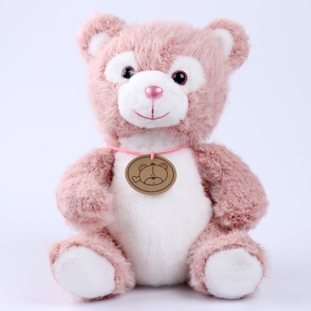 Soft toy "Little Friend", bear, pink color-2