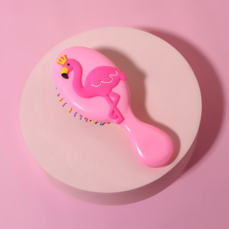 Comb - mini massage, 6 × 14.5 cm, pink color-2